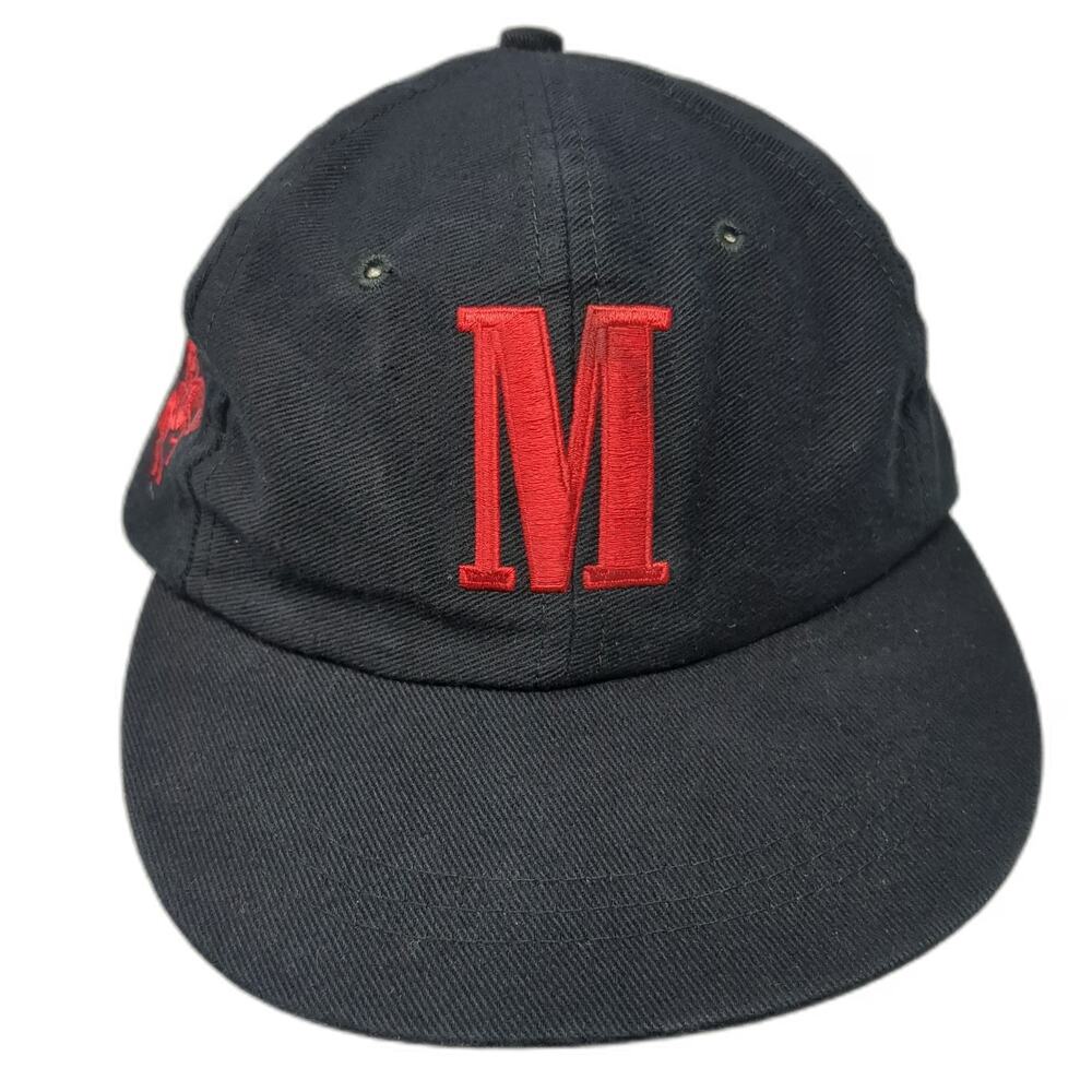 Vanguard Marlboro Baseball Cap Black Vintage Cowboy Letter M Hat Slideback